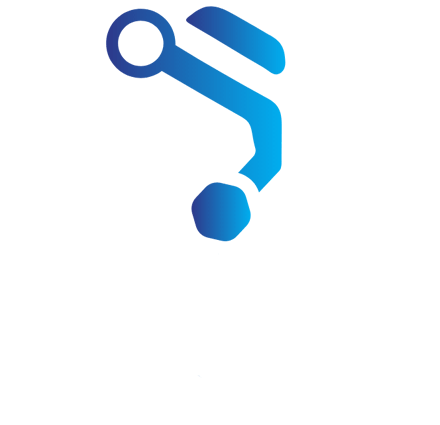 Logo icon arm that represents the Q in QUESTT.