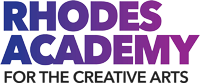 Rhodes Academy logo.